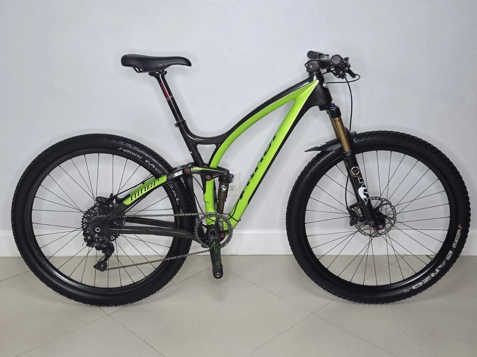 Bicicleta de montaña Niner Jet 9 RDO 2016 carbono completo tamaño medio suspensión completa Foto 2 de 4