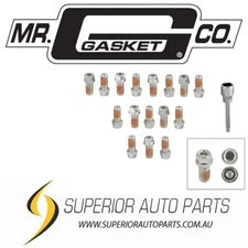 Mr. Gasket Headlock Locking Header Bolts - 3/8-16 x 3/4 Inch - Set of 16 2231G