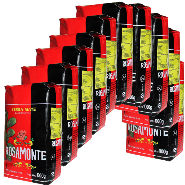 Y38M YERBA MATE ROSAMONTE BUMPER PACK: 10KG TEA FREE P&P!
