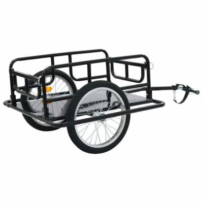 #ad Foldable Large Bicycle Bike Cargo Trailer Foldable 110lbs Max Load Wagon Cart $88.99