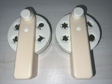 Two 2 Paper Punch Wheels 6 Assorted Design Each Wheel EUC