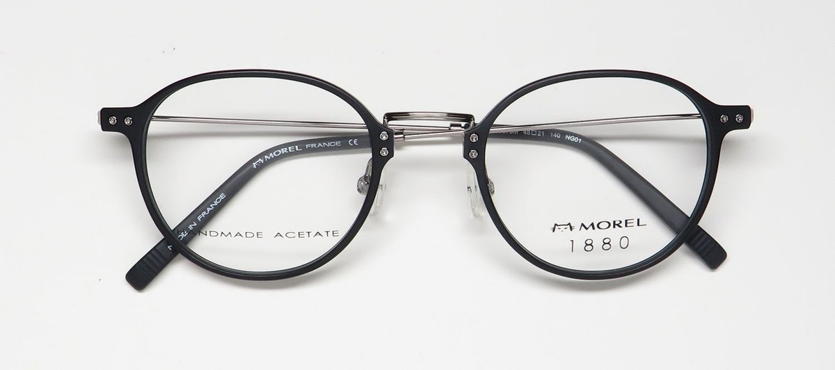 NEW MARIUS MOREL 1880 60075M EYEGLASS FRAME WOMENS BLACK ROUND 