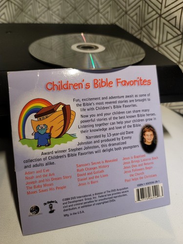 CHILDREN'S BIBLE FAVORITES BRAND NEW AUDIO CD Adam Eve Noah Ark Baby Moses - Bild 3 von 7