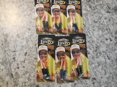 6 Lindy Dancin' Crappie Spin Jig 1/32 oz - Bill Dance -  6 Packs 12 Spin Jigs