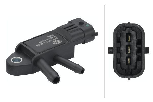 Hella 6PP 009 409-041 Sensor, Ladedruck FüR Dacia Passend FüR Nissan Renault-image