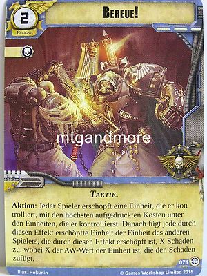 Warhammer 40000 Conquest LCG - 1x #071 Bereue! - Suche nach Wahrheit
