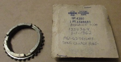 1961 1962 Buick Skylark Nos 1349680 or GM 1350634 Synchronizer