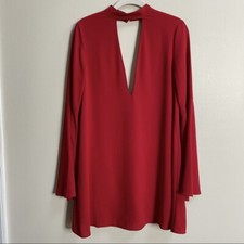 Lulu's Deeply In Love Dark Red Shift Dress Size Small