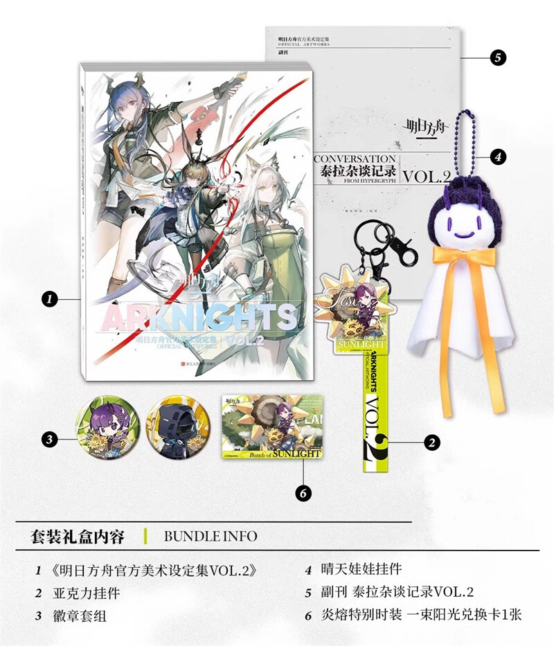 Arknights Official ARTWORKS VOL.2 Artbook Illustration Album