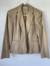 Evan-Picone Beige Cream Blazer Jacket