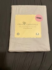 ORGANIC Essentials Ultra Soft king size sheets cotton