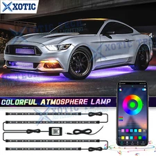 90x60 App Control Multi Function RGB LED Underglow Light For Ford Mustang Focus