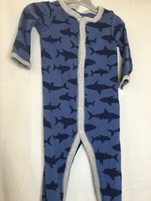 New Carter's 1-Piece Shark Cotton Pajama PJs Footie Sleeper Baby Boy