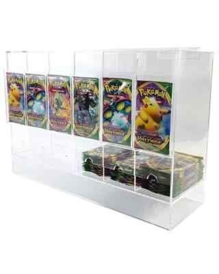 Ultra Card Dispenser Pokémon Booster Pack 6-Slot Acrylic Pro Display  Dispenser