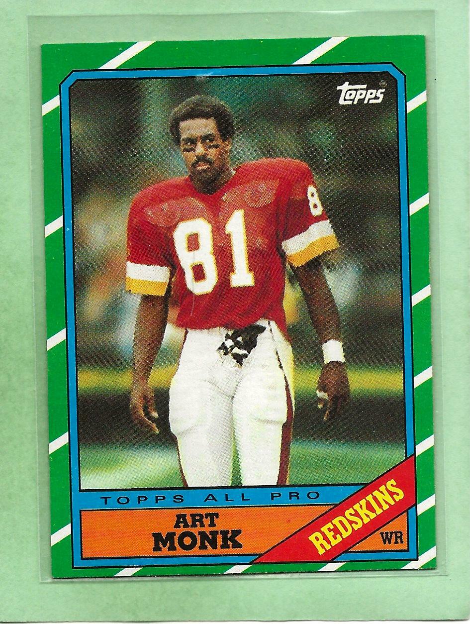 ART MONK - 1986 Topps - #175 - Redskins - $1.00 Shipping