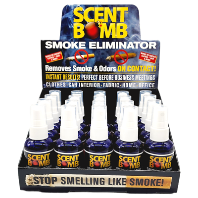 2 Scent Bomb Kills Odor Smoke Eliminator, Car Clothing House air freshener  2 oz