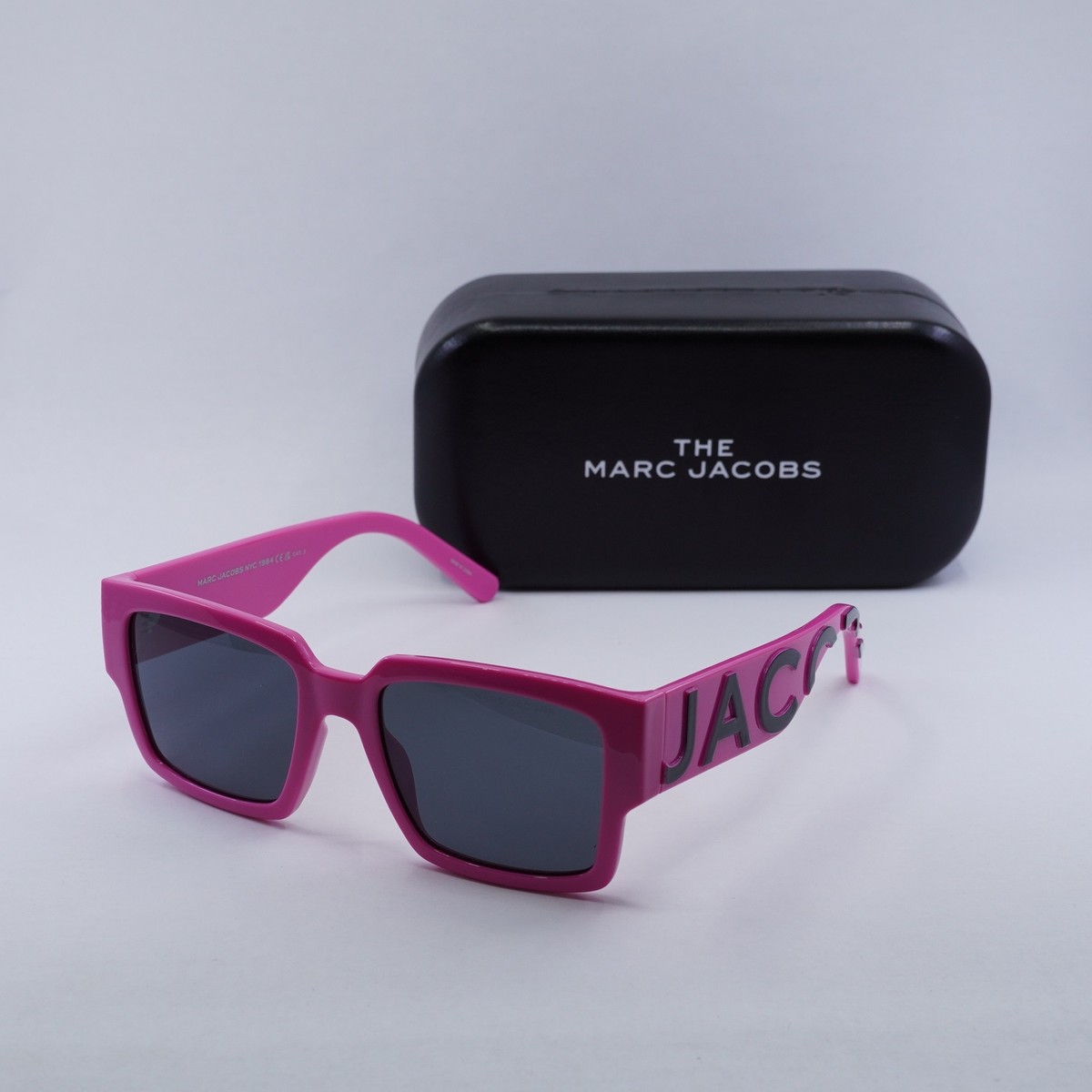 New MARC JACOBS MARC 739/S 0EWW IR Fuchsia/Grey 54-19-145 Sunglasses