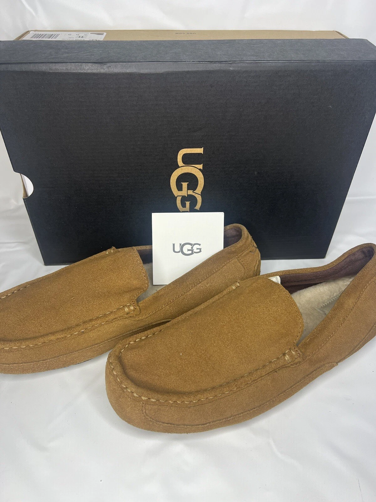 Mocassini e slip on UGG pelle scamosciata logo semplice taglia 12
