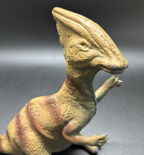 Vtg PARASAUROLOPHUS Dinosaur Figure Toy Plastic Action Figure Duck Bill  Crest