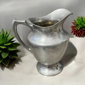 Landers And Frary Universal Water Pitcher Juice Silver Plate Vintage 1917 USA