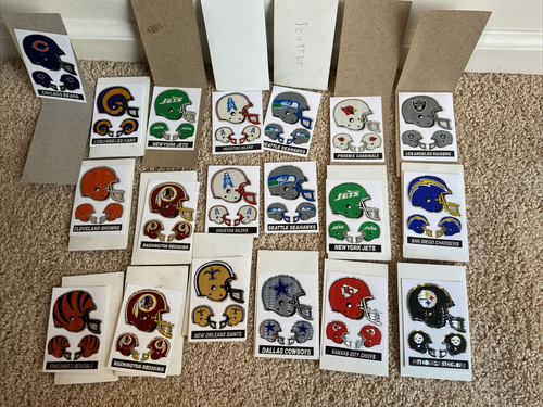 Vintage Lot NFL Team Vending Stickers Kodak 1993 1 7 Folders/20 Stickers