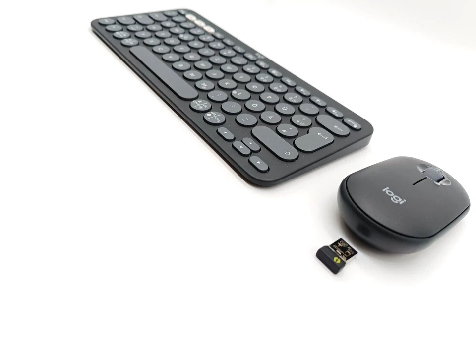 Logitech Pebble 2 Combo, kabellose Tastatur und Maus Bluetooth - Grafit, Deutsch - Bild 4 von 4