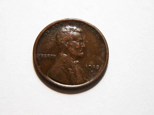 1912-S VF+/VF Lincoln Wheat Cent,  Nice *Better Date* Coin for a Collection