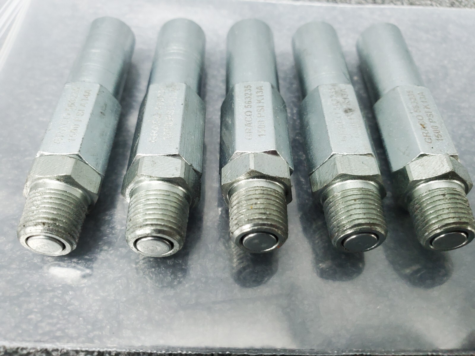 Lot of 5 - Graco 563235, 1500 PSI, Reset Indicator NOS