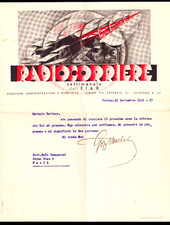 Settembre 1932-AUTOGRAFI-RADIOCORRIERE-LUIGI (GIGI) MICHELOTTI-LETTERA-CAMPORESI
