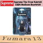 Supreme x The Crow Kubrick 100% Medicom Bearbrick  2021 FW21 Brand New