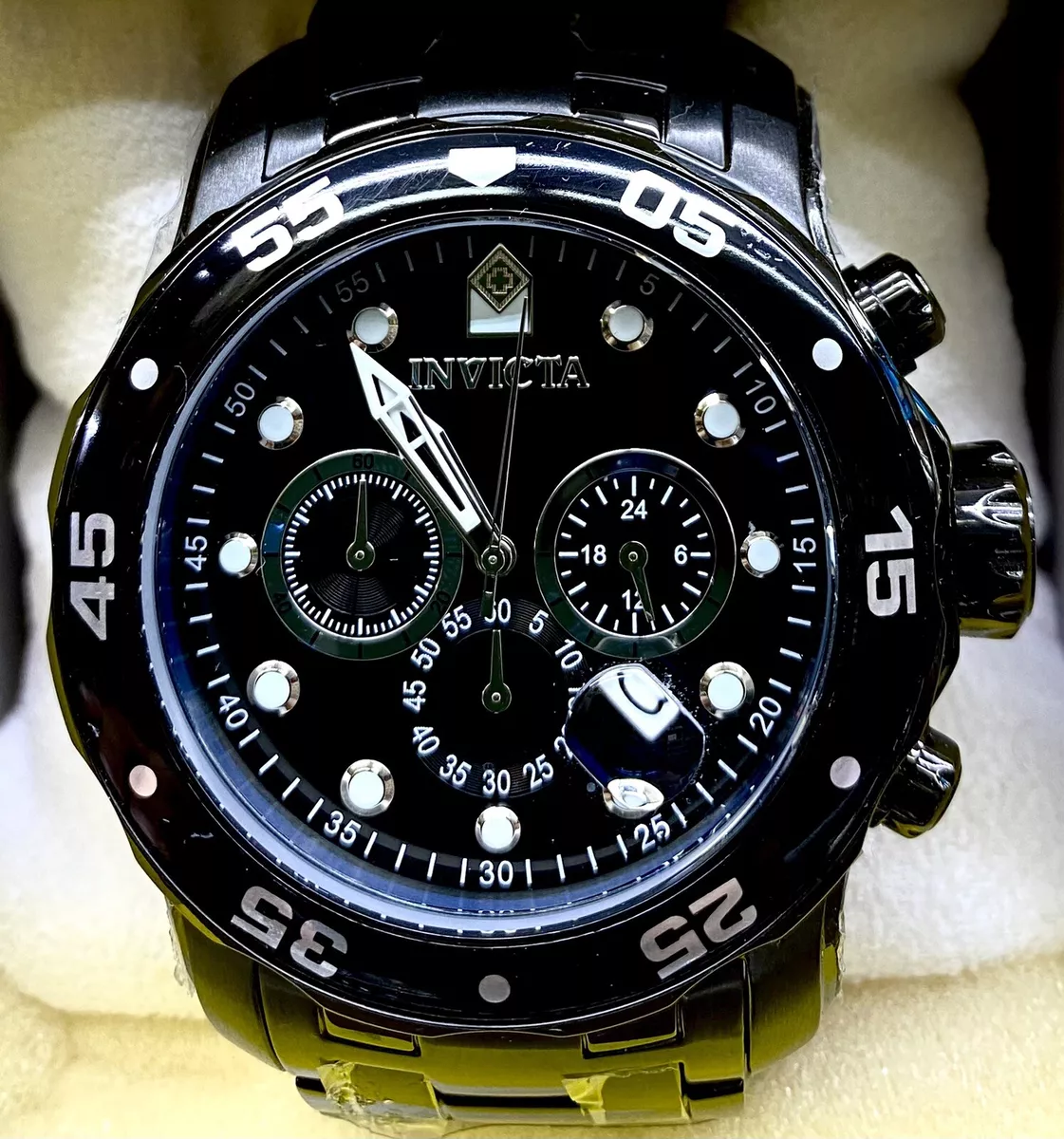 Invicta black face clearance watch