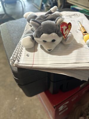 TY Beanie Baby - NANOOK the Husky (7.5 inch) - MWMTs Stuffed Animal Toy