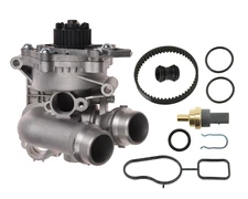 Water Pump and Thermostat Assembly with Belt, Sensor & Gaskets for AUDI & VW