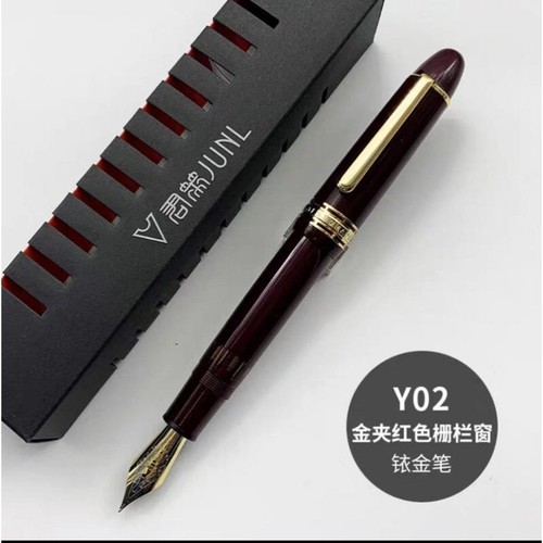 930 Piston Fountain Pen Size 9 F/M/B Nib Optional - Afbeelding 2 van 11