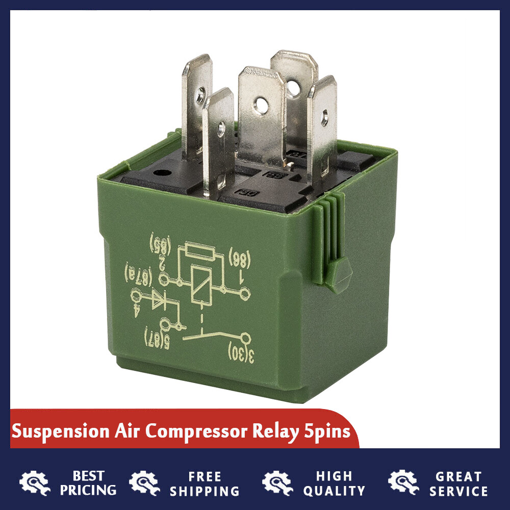 For Mercedes GL-Class X164 2007-2012  Air Suspension Compressor Relay 5-Prong US-image