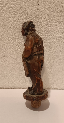 Vecchia SCULTURA vintage in LEGNO della VAL GARDENA (AN?), SCOLPITA, TAPPO - Foto 2 di 5