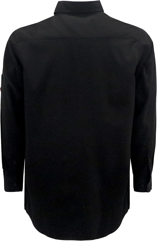 Camisas de soldador para hombre resistentes al fuego suaves y modernas US NUEVO - Image 3 of 4