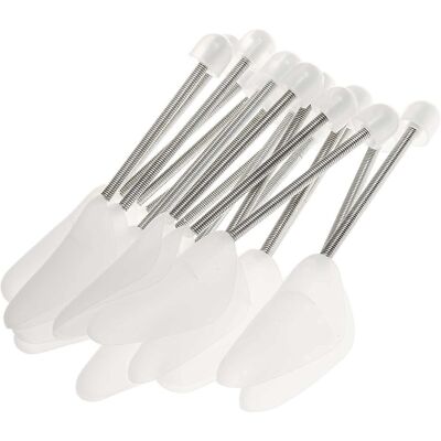 1x-10x PAAR SCHUHBAUM BÄUME FORM ERHALTEN SCHUHE SCHUHE SCHUHE KUNSTSTOFF WEISS