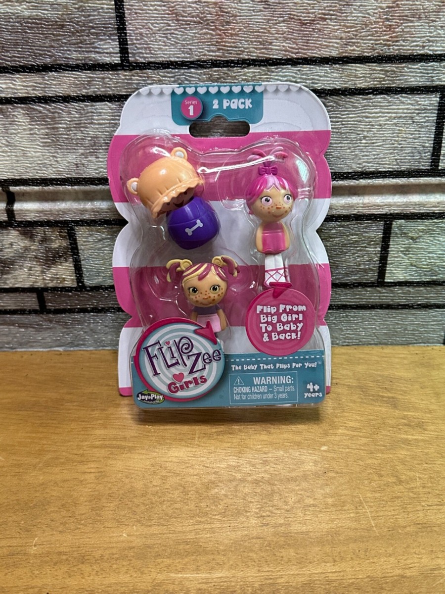 Jay Play FlipZee Girls Series 1, Big Girl To Baby, Purple Free Same Day  QuikShip