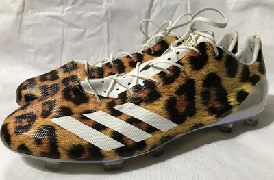 cheetah print football cleats