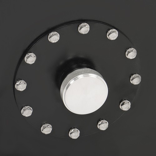 Aluminum Top-feed Racing Drift Fuel Cell Tank Black + Level Sender 15 Gallon 60L - Picture 11 of 13