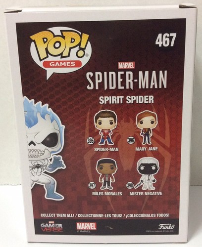 Funko POP! Games Marvel SPIDER-MAN #467 SPIRIT SPIDER Walgreens Exclusive - NEW! - Picture 4 of 10