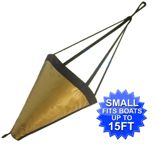 SEA ANCHOR DROGUE ✱ SMALL SUITS BOATS UP TO 15FT / 4M ✱ DRIFTING BRAKE YACHT NEW - Picture 4 of 5
