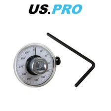 US PRO 1/2" Dr Torque Angle Gauge 360 Degree Rotation Scale Gauge 6796