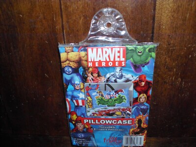 VINTAGE SILVER SURFER PILLOWCASE ELECTRA MARVEL AVENGERS RARE BRAND NEW MIP 2005