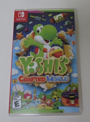 Replacement Case (NO GAME) Yoshi's Crafted World Nintendo Switch | eBay