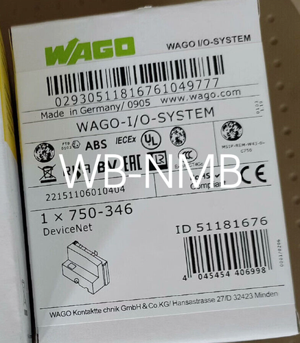 750-346 New WAGO PLC Module FedEx or DHL - Picture 1 of 1