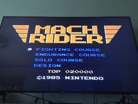 Mach Rider NES (Nintendo Entertainment System, 1985), Cartridge Only, 5 Screw