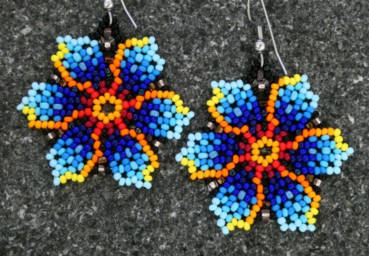 Huichol earrings hotsell