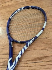 Babolat Pure Drive Wimbledon Strung 4 3/8 | Tennis 100 sq 300g Racket